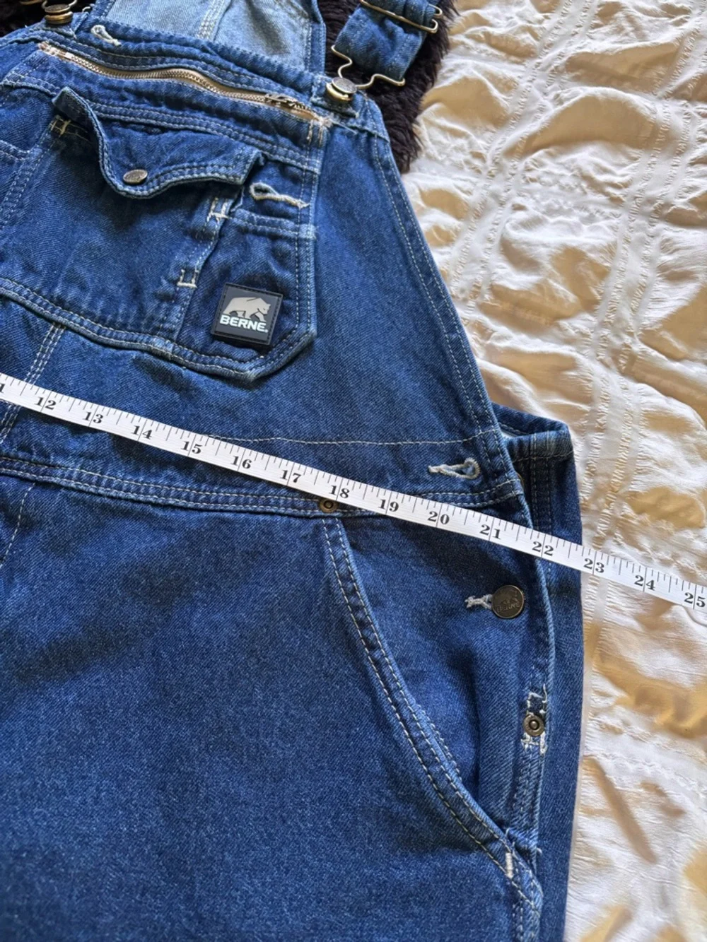 Vintage Berne Denim Overalls SZ 44 - Picture 11 of 12